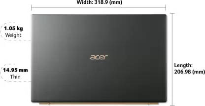Acer Swift 5 Intel Evo Laptop (Core i7 11th Gen/16 GB/1 TB SSD/Windows 11) SF514-55TA (NX.A6SSI.006)