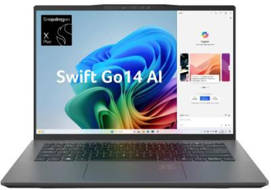 Acer Swift Go 14 AI SFG14-AI (NX.KYXSI.001) Laptop (Snapdragon X Plus/16 GB/512 GB SSD/Windows 11)