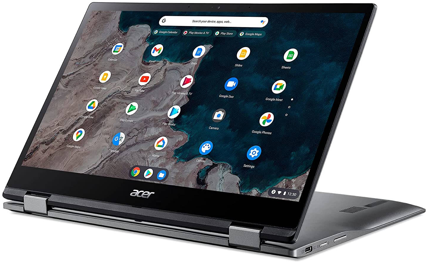 Acer Chromebook Spin 513 R841LT-S6DJ (NX.AA6AA.001) Laptop (Qualcomm Snapdragon Octa Core/8 GB/128 GB eMMC/Google Chrome)