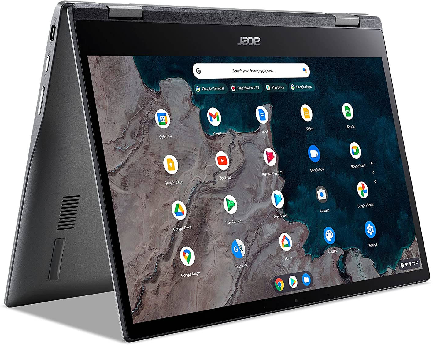 Acer Chromebook Spin 513 R841LT-S6DJ (NX.AA6AA.001) Laptop (Qualcomm Snapdragon Octa Core/8 GB/128 GB eMMC/Google Chrome)