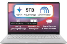 Asus CX1505CTA-S70293 Netbook (N50/8 GB/128 GB eMMC/Google Chrome) Laptop