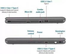Asus Chromebook Flip C214MA-BU0704 Laptop (Intel Celeron Dual Core/4 GB/32 GB eMMC/Google Chrome)