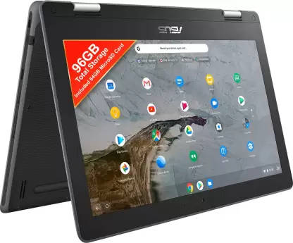 Asus Chromebook Flip C214MA-BU0704 Laptop (Intel Celeron Dual Core/4 GB/32 GB eMMC/Google Chrome)