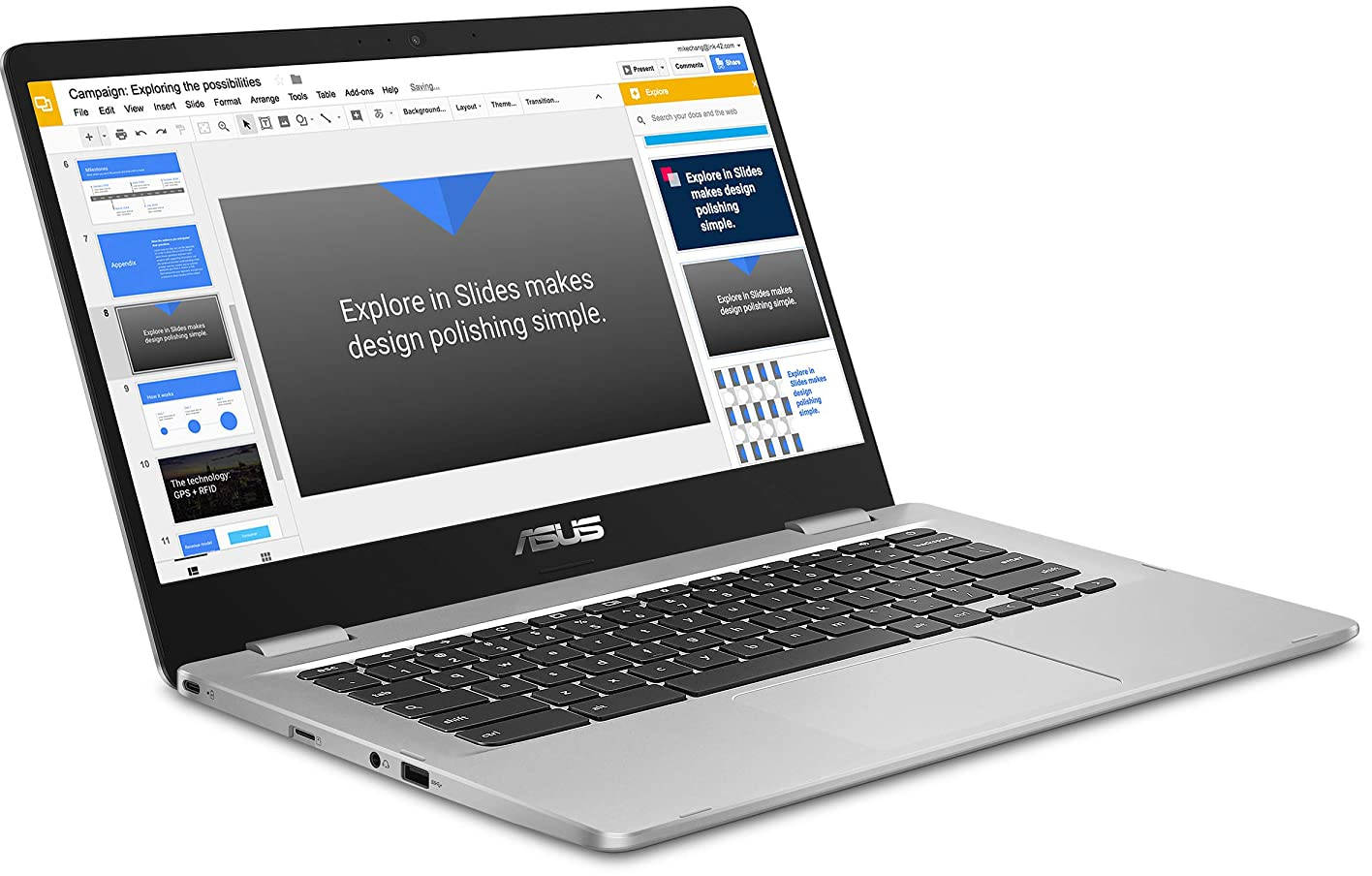 Asus Chromebook C423NA-DB42F Laptop (Intel Celeron Dual Core/4 GB/32 GB eMMC/Google Chrome)