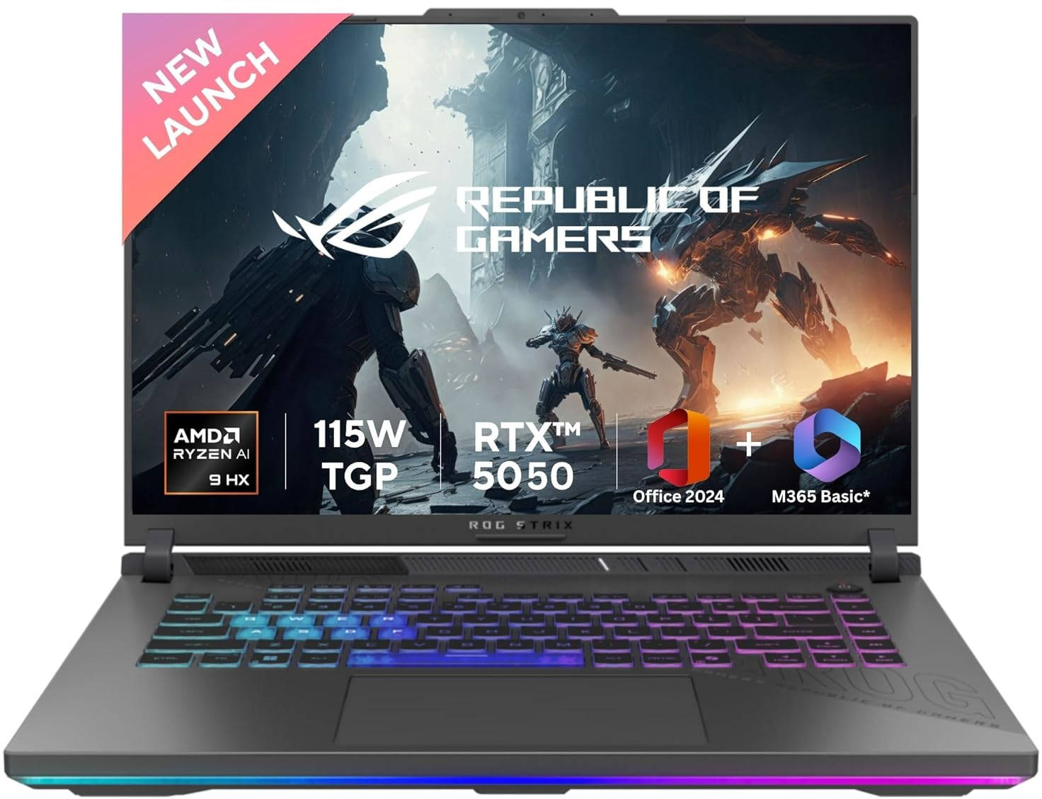 Asus ROG Strix G16 G614PH-RV033WS Laptop (AMD Hexadeca Core Ryzen 9/16 GB/1 TB SSD/Windows 11/8 GB)