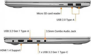 Asus VivoBook Ultra K14 K413EA-EB311WS Laptop (Core i3 11th Gen/8 GB/512 GB SSD/Windows 11)
