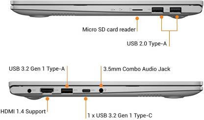 Asus VivoBook Ultra K14 K413EA-EB311WS Laptop (Core i3 11th Gen/8 GB/512 GB SSD/Windows 11)