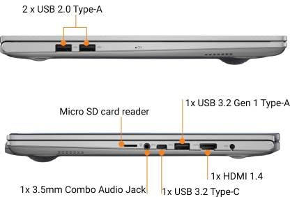 Asus Vivobook K15 OLED KM513UA-L503TS Laptop (AMD Hexa Core Ryzen 5/8 GB/1 TB 256 GB SSD/Windows 10)