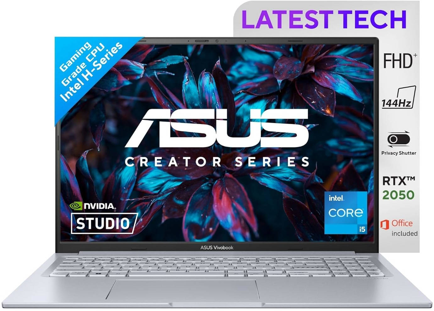 Asus Vivobook 16X K3605ZF-RP458WS Laptop (Core i5 12th Gen/16 GB/512 GB SSD/Windows 11/4 GB)