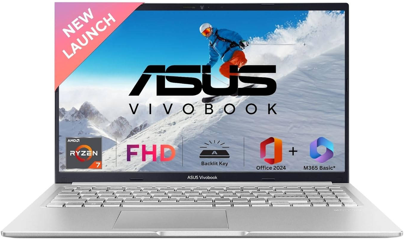 Asus VivoBook 15 M1502YA-BQ702WS Laptop (AMD Octa Core Ryzen 7/16 GB/512 GB SSD/Windows 11)