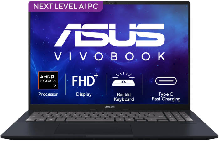 Asus VivoBook 16 M1607GA-MB030WS Ultrabook (AI 7 445/16 GB/512 GB SSD/Windows 11)