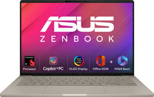 Asus Zenbook A14 OLED UX3407QA-QD258WS Laptop (Qualcomm Snapdragon Octa Core/16 GB/512 GB SSD/Windows 11)