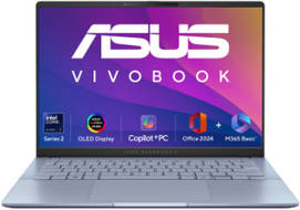 Asus VivoBook S14 OLED S5406SA-QD094WS Laptop (Core Ultra 7/16 GB/512 GB SSD/Windows 11)