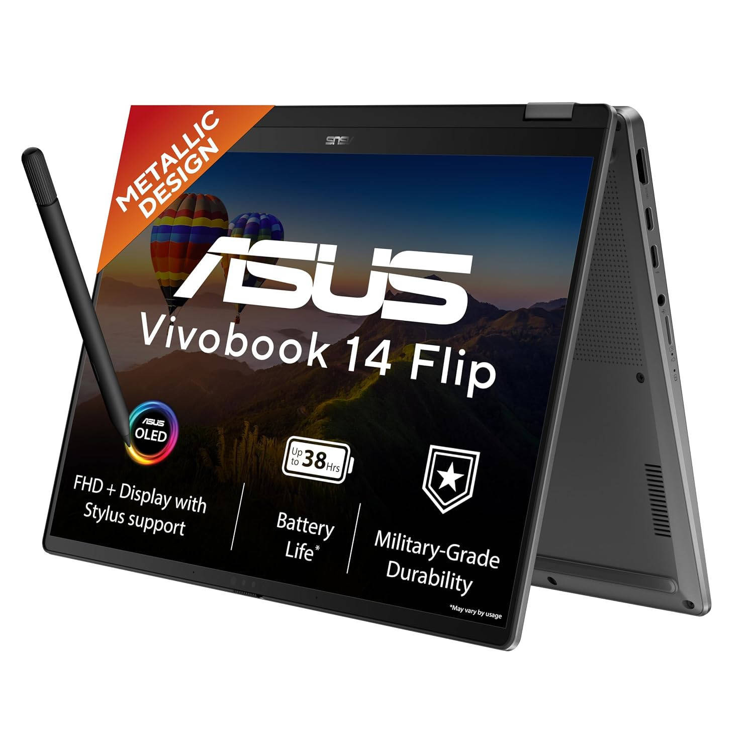 Asus Vivobook 14 Flip OLED TP3407AA-SG052WS Laptop (Ultra 7 355/16 GB/1 TB SSD/Windows 11)