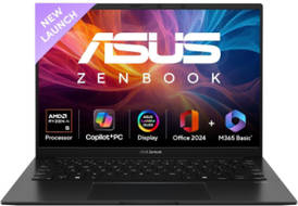 Asus Zenbook 14 UM3406KA-PP240WS Laptop (AMD Hexa Core Ryzen AI 5/16 GB/512 GB SSD/Windows 11)