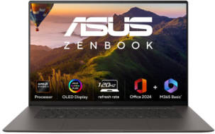 Asus Zenbook S 16 OLED UM5606KA-RJ109WS Laptop (AMD Octa Core Ryzen AI 7/24 GB/1 TB SSD/Windows 11)