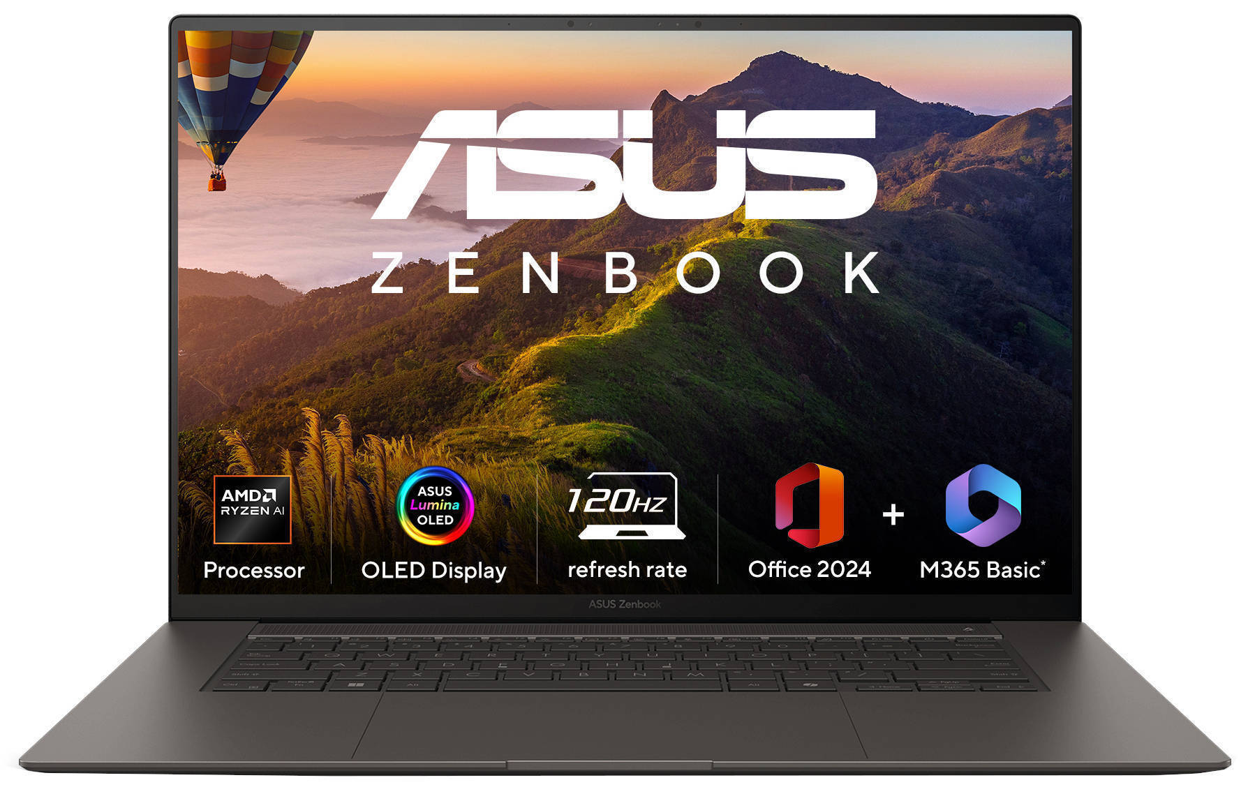 Asus Zenbook S 16 OLED UM5606KA-RJ109WS Laptop (AMD Octa Core Ryzen AI 7/24 GB/1 TB SSD/Windows 11)