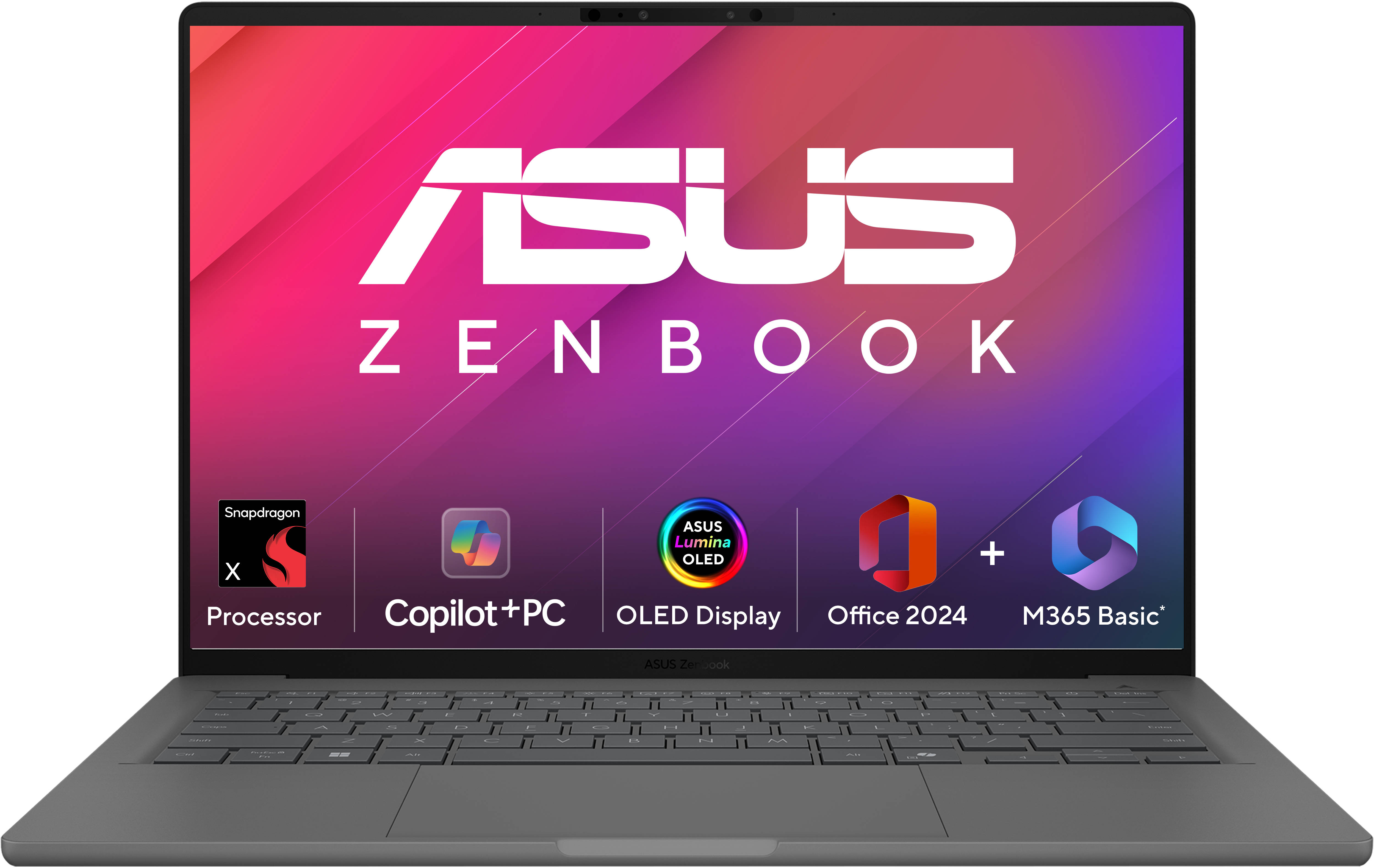 Asus Zenbook A14 OLED UX3407QA-QD259WS Laptop (Qualcomm Snapdragon Octa Core/16 GB/512 GB SSD/Windows 11)