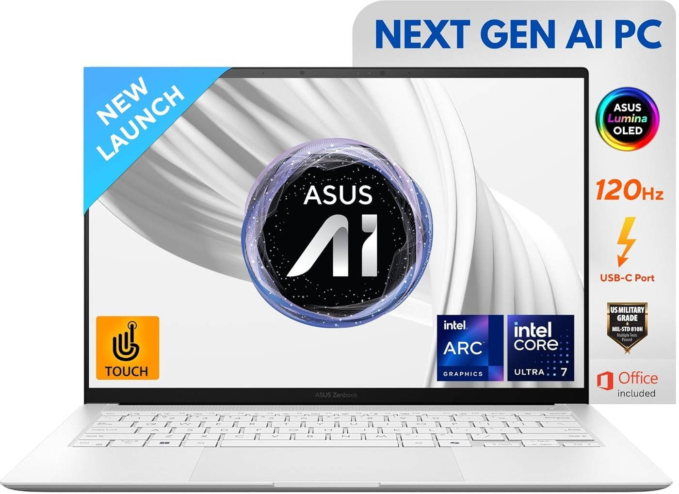 Asus Zenbook S 14 OLED UX5406SA-PZ7762WS Laptop (Core Ultra 7/32 GB/1 TB SSD/Windows 11)