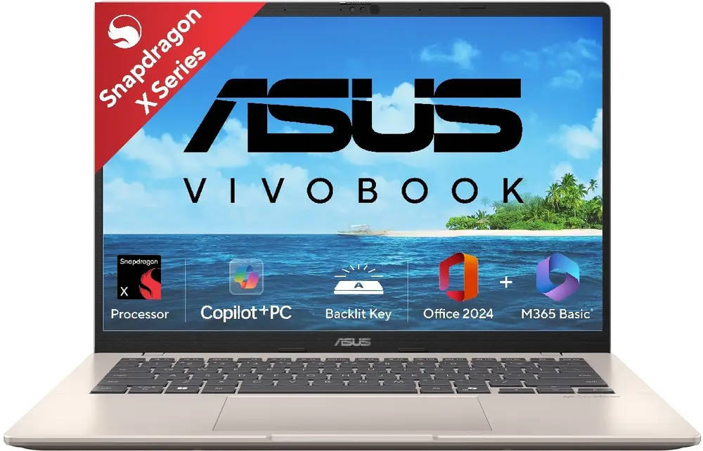 Asus VivoBook 14 X1407QA-LY088WS Laptop (Snapdragon X/16 GB/512 GB SSD/Windows 11)