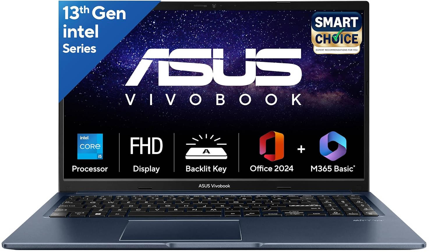 Asus VivoBook 15 X1502VA-BQ1297WS Laptop (Core i5 13th Gen/16 GB/1 TB SSD/Windows 11)