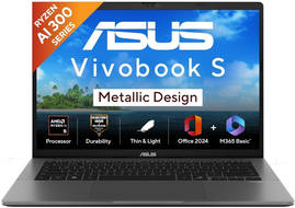 Asus VivoBook S14 M3407KA-SF044WS Laptop (AMD Quad Core Ryzen AI 5/16 GB/512 GB SSD/Windows 11)