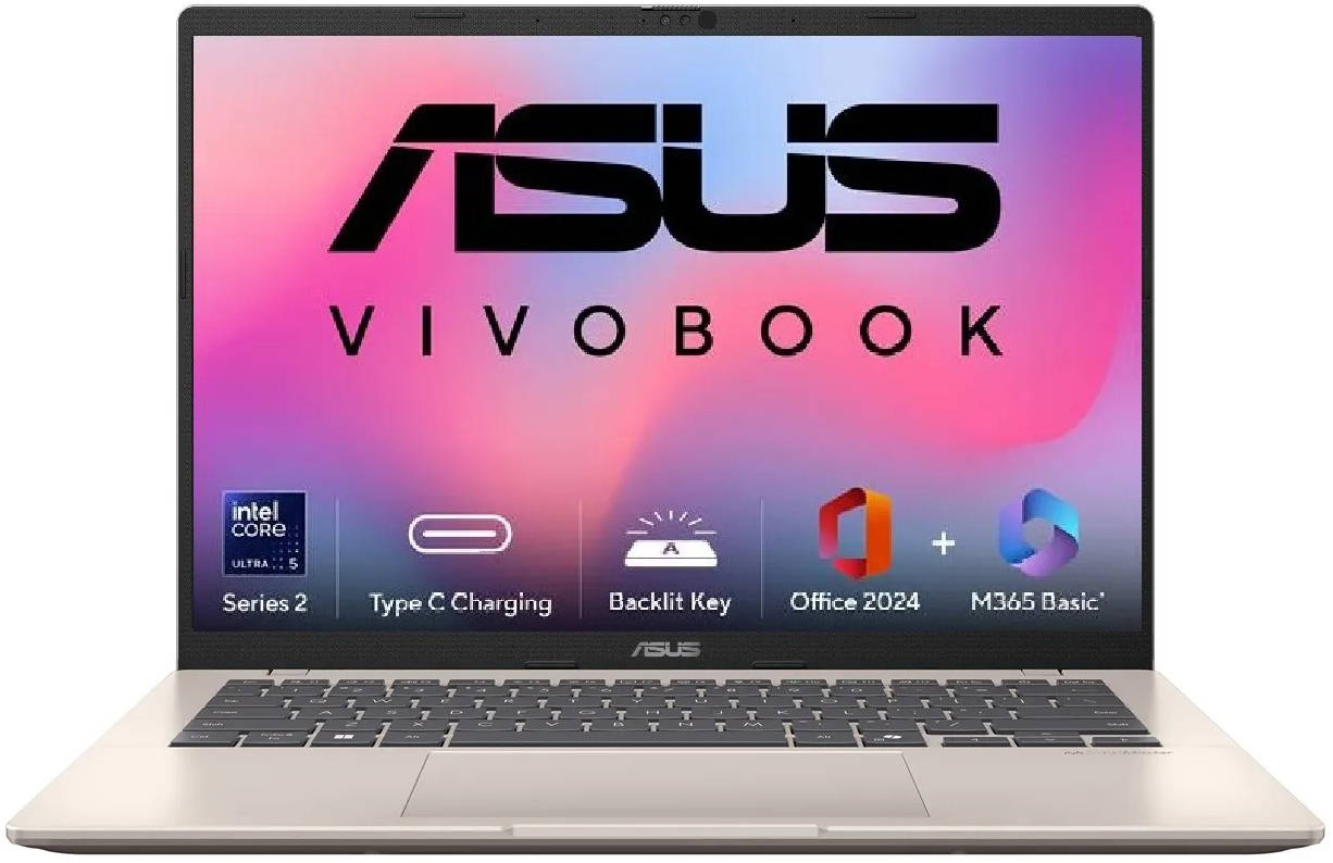Asus VivoBook 14 X1407CA-LY1581WS Laptop (Core Ultra 5  Series 2 /16 GB/1 TB SSD/Windows 11)
