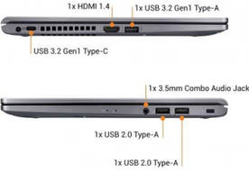 Asus VivoBook 14 X415JA-BV301W Laptop (Core i3 10th Gen/8 GB/1 TB/Windows 11)