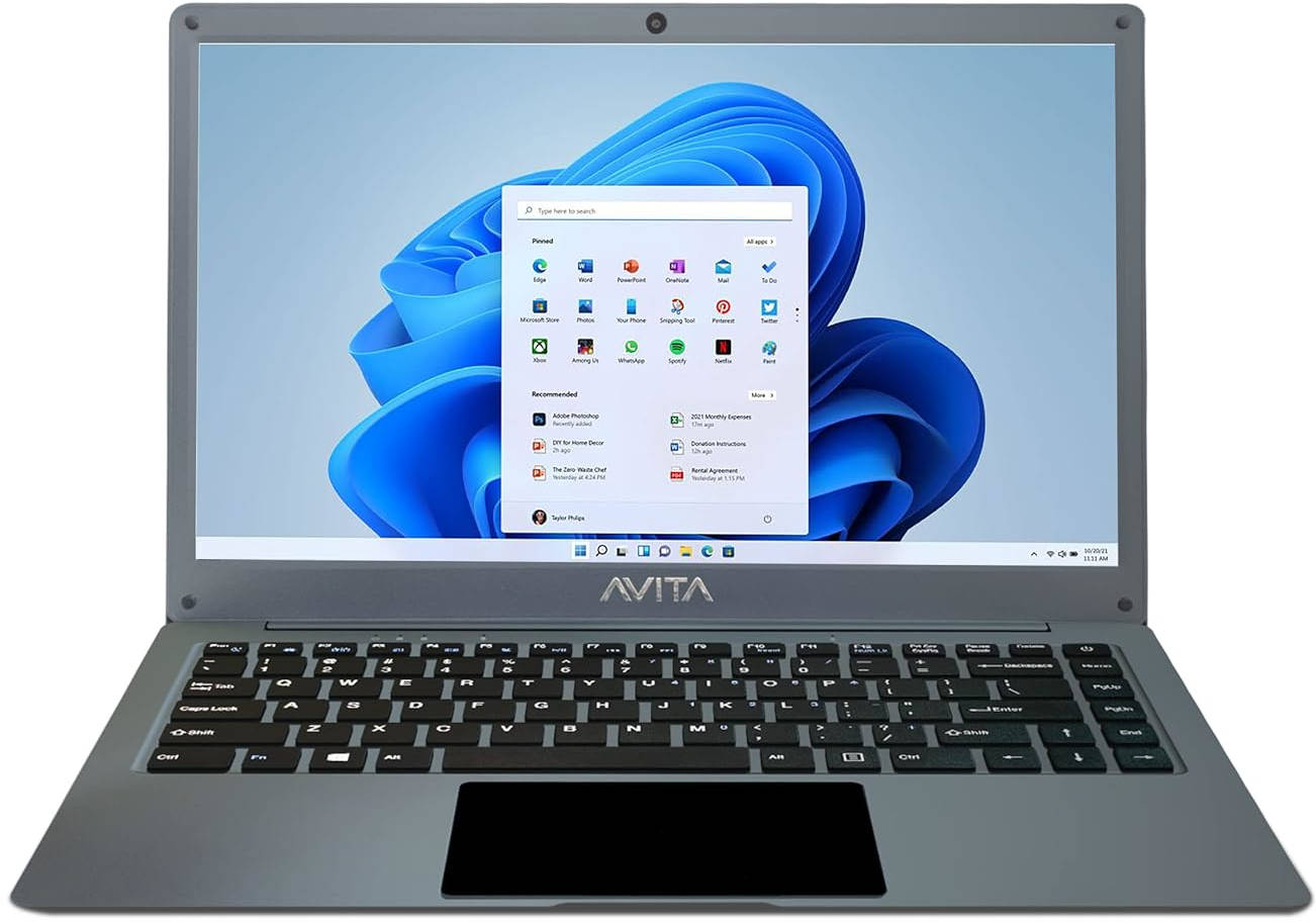 Avita Satus Ultimus S111 NU14A1INC43PN-SG Laptop (Intel Celeron Dual Core/4 GB/128 GB SSD/Windows 11)