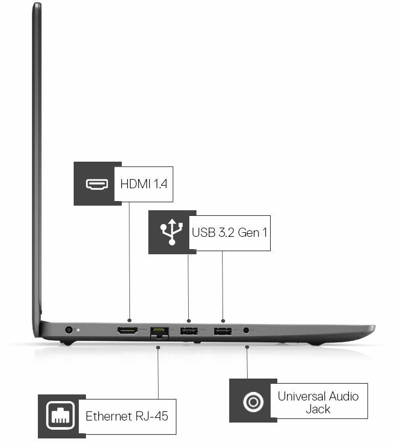 Dell Vostro 14 3401 (D552151WIN9BE) Laptop (Core i3 10th Gen/4 GB/1 TB 256 GB SSD/Windows 10)