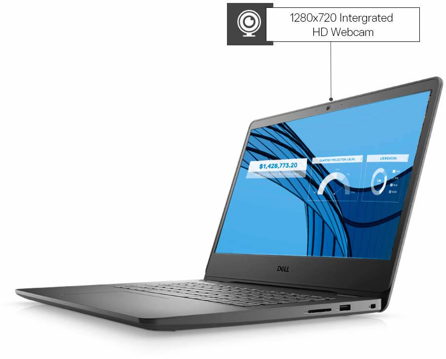 Dell Vostro 14 3401 (D552151WIN9BE) Laptop (Core i3 10th Gen/4 GB/1 TB 256 GB SSD/Windows 10)
