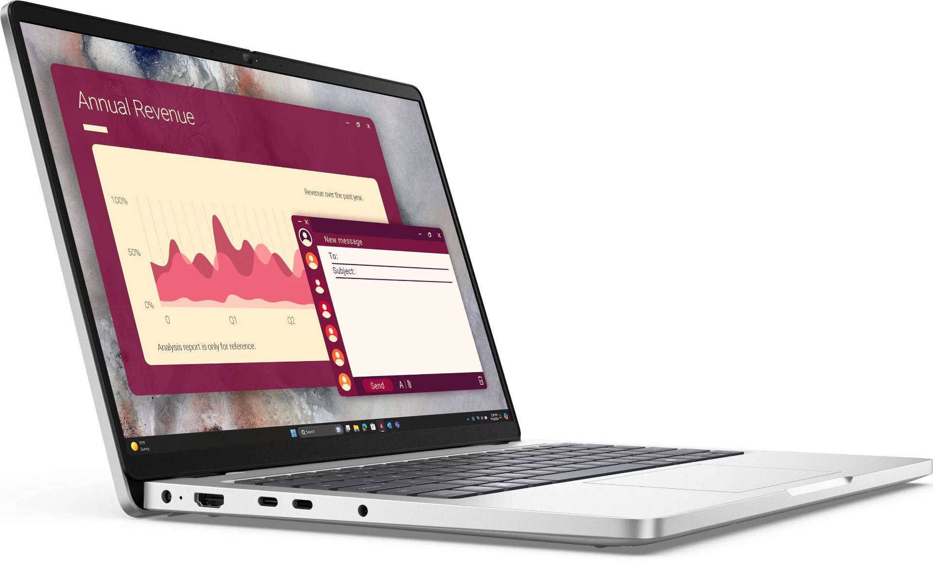 Dell Pro 14 (BTO109_PC14250_I3X) Laptop (Core Ultra 7  Series 2 /16 GB/512 GB SSD/Windows 11)