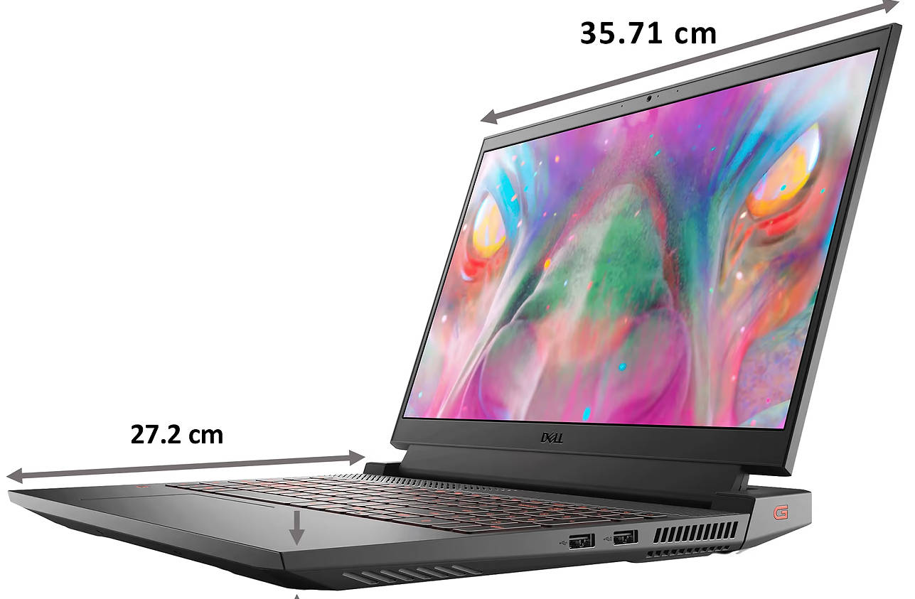 Dell G15-5511 (D560669WIN9B) Laptop (Core i7 11th Gen/16 GB/512 GB SSD/Windows 11/4 GB)