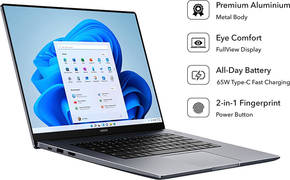 Honor MagicBook 15 (BohrM-WDQ9CHNE) Laptop (AMD Hexa Core Ryzen 5/8 GB/256 GB SSD/Windows 11)