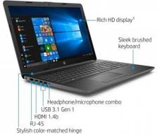HP 14q-cs0006TU (4WQ12PA) Laptop (Core i3 7th Gen/4 GB/1 TB/Windows 10)