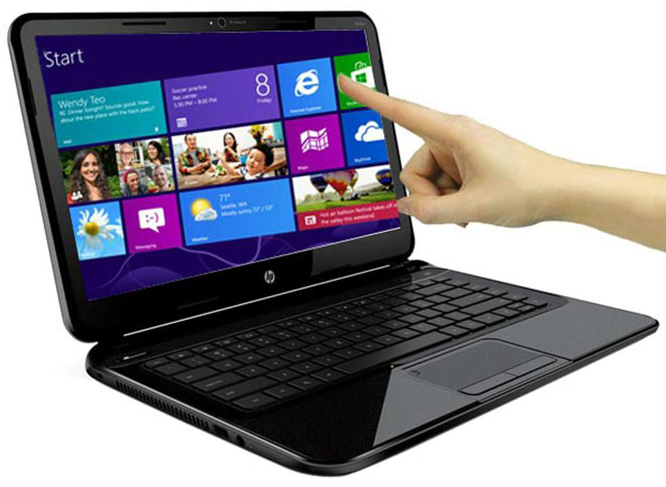 hp laptops with windows 8