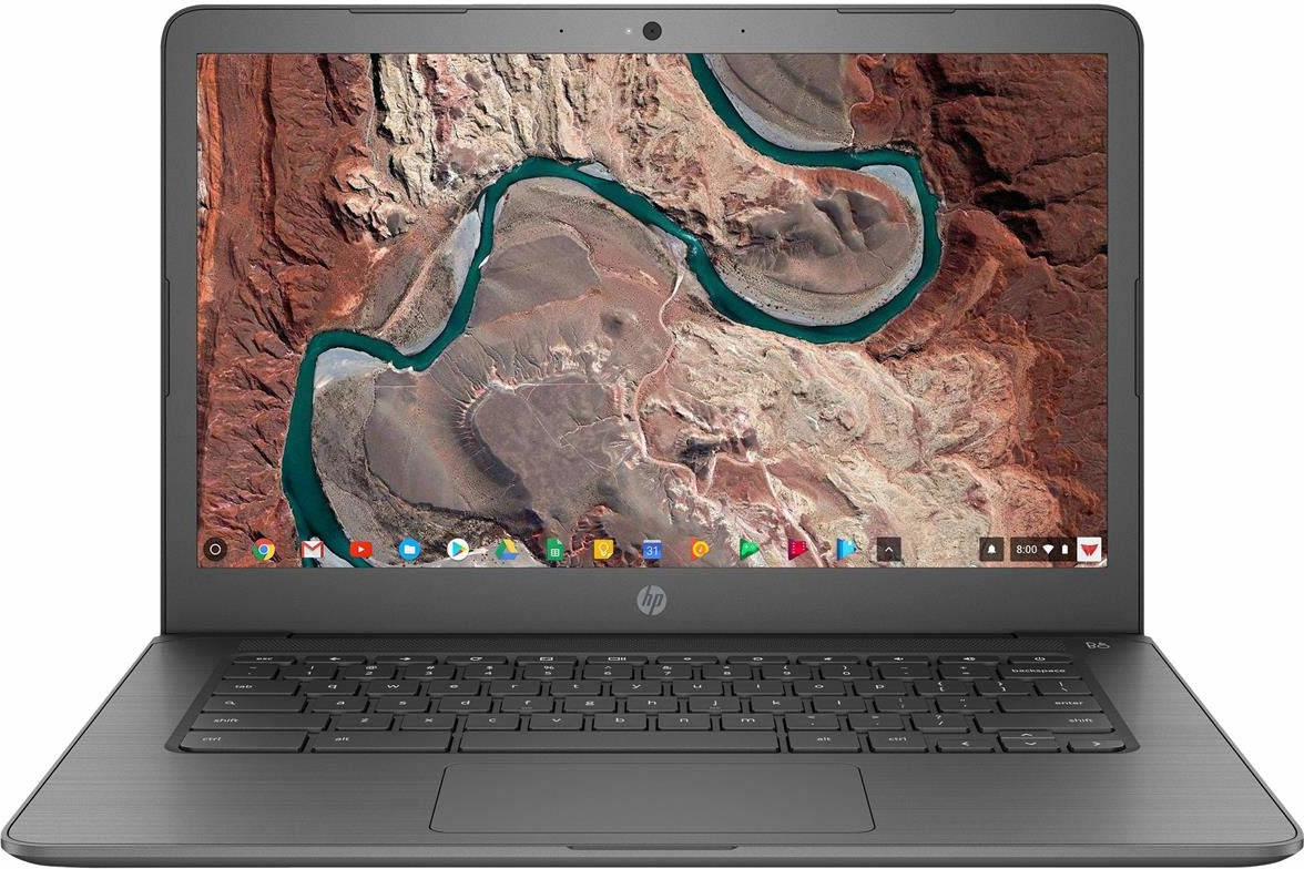 HP Chromebook 14-ca000nr (7ZU92UA) Laptop (Intel Celeron Dual Core/4 GB/32 GB eMMC/Google Chrome)
