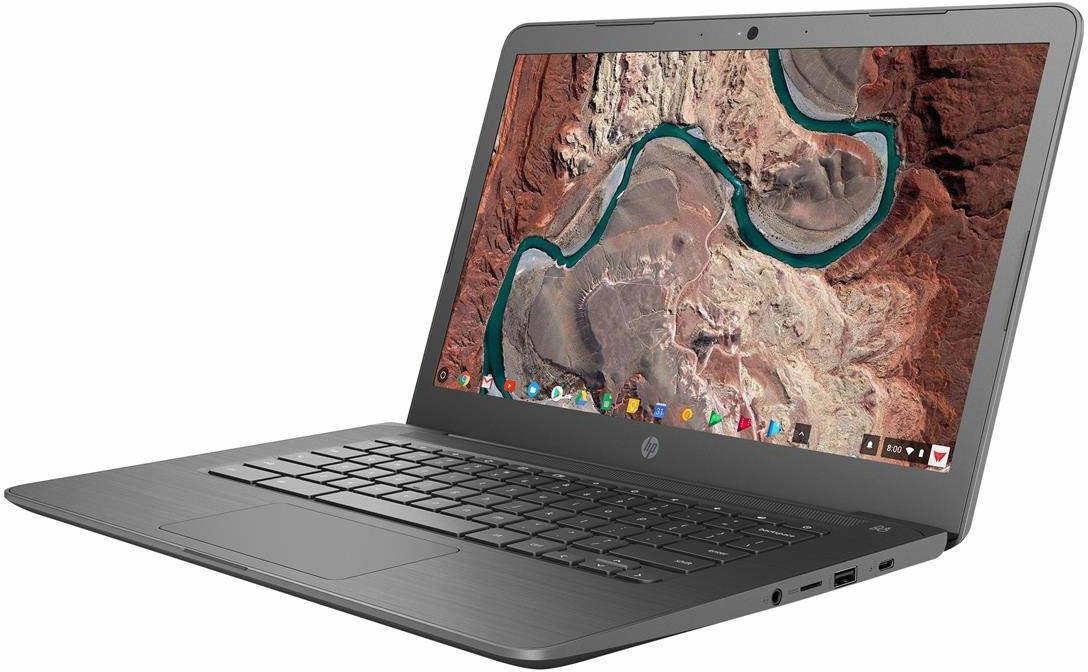 HP Chromebook 14-ca000nr (7ZU92UA) Laptop (Intel Celeron Dual Core/4 GB/32 GB eMMC/Google Chrome)
