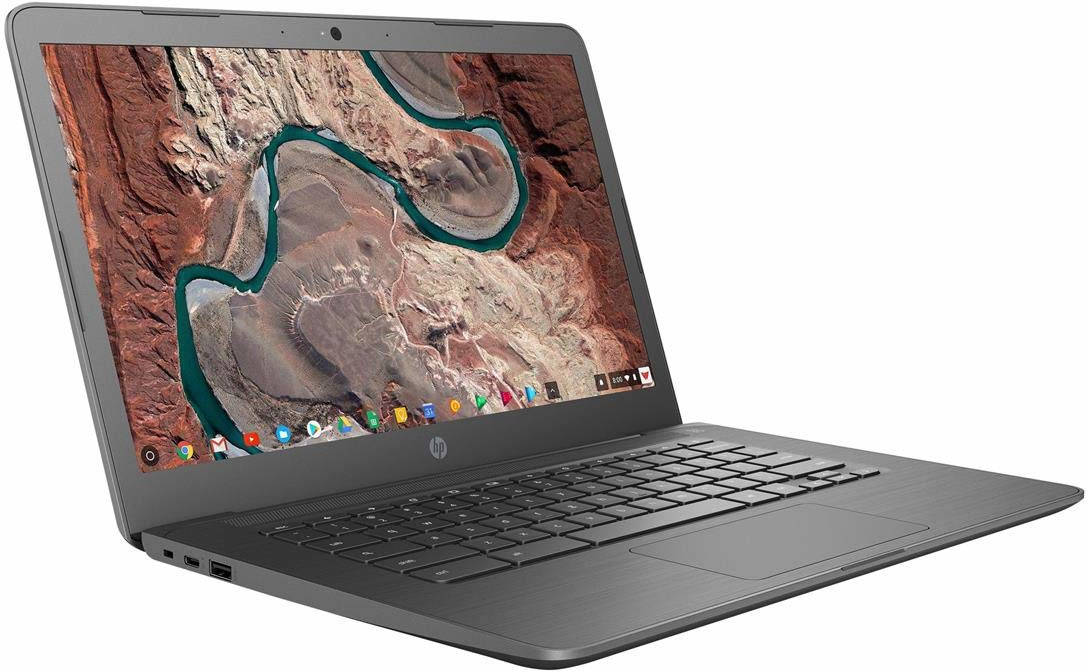 HP Chromebook 14-ca000nr (7ZU92UA) Laptop (Intel Celeron Dual Core/4 GB/32 GB eMMC/Google Chrome)