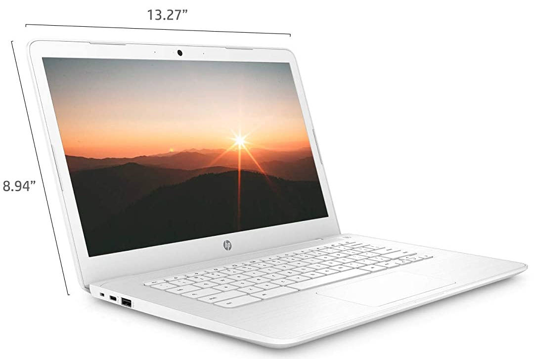 HP Chromebook 14-ca051nr (2H9R0UA) Laptop (Intel Celeron Dual Core/4 GB/32 GB eMMC/Google Chrome)