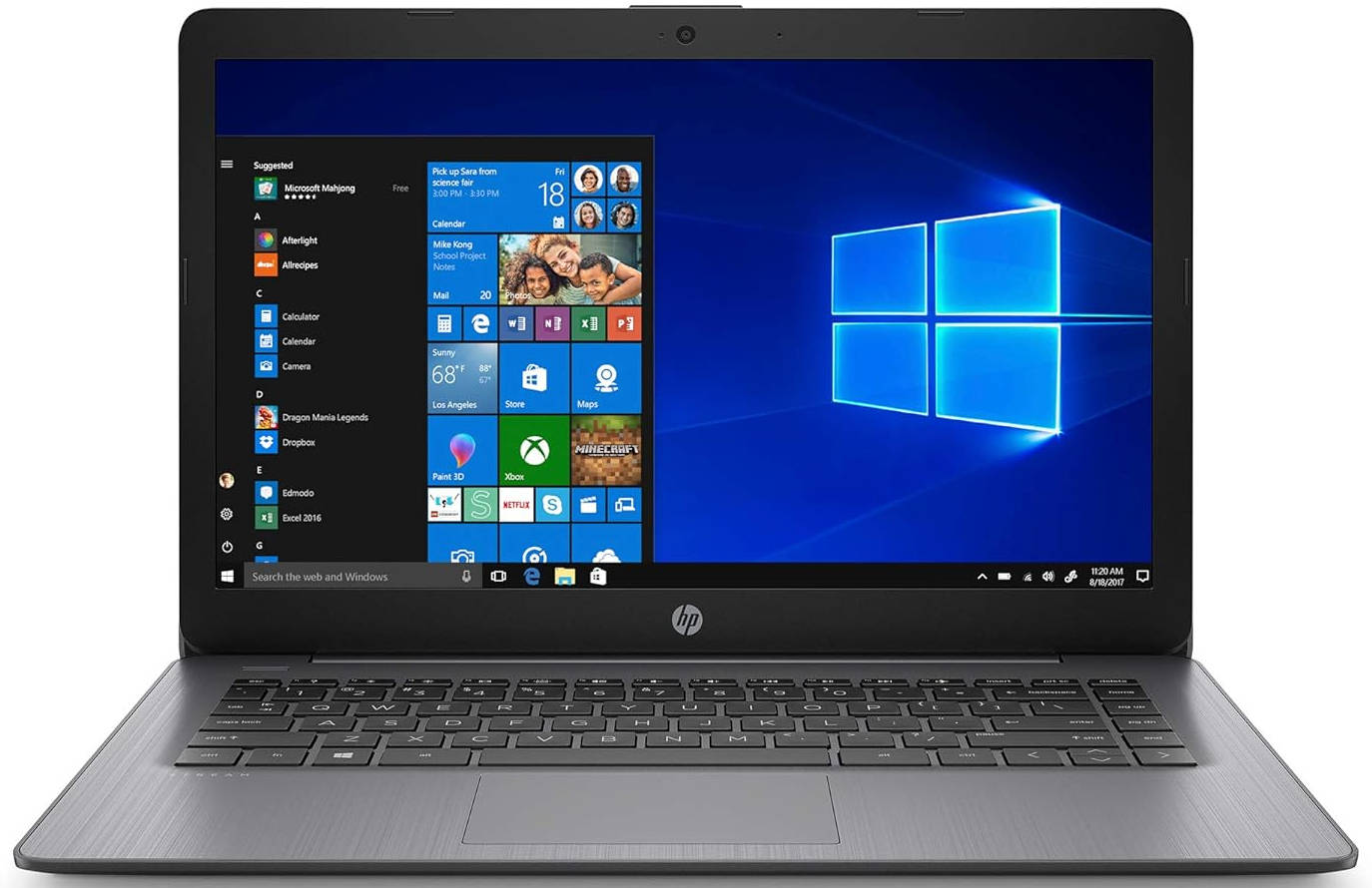 HP Stream 14-cb174wm (1A405UA) Laptop (Intel Celeron Dual Core/4 GB/64 GB eMMC/Windows 10)