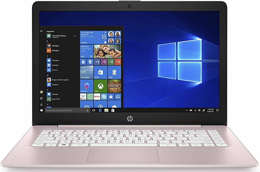 HP Stream 14-cb188nr (9MV75UA) Laptop (Intel Celeron Dual Core/4 GB/64 GB eMMC/Windows 10)