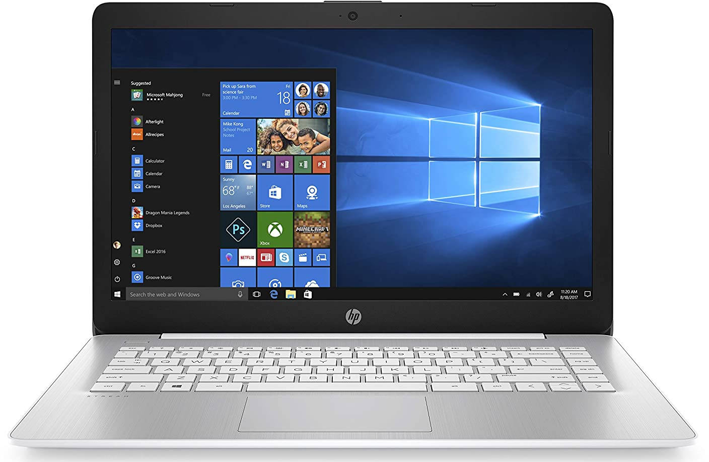 HP Stream 14-cb193nr (9MV87UA) Laptop (Intel Celeron Dual Core/4 GB/64 GB eMMC/Windows 10)