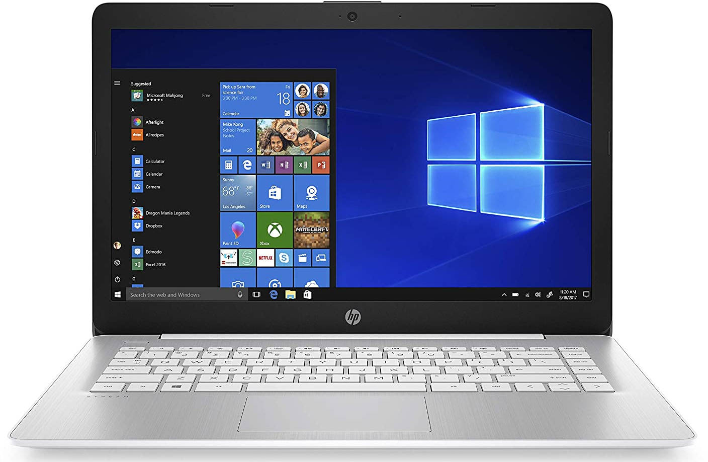 HP Stream 14-ds0110nr (6ZB89UA) Laptop (AMD Dual Core A4 APU/4 GB/64 GB eMMC/Windows 10)