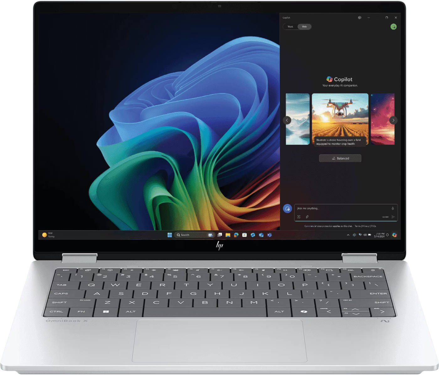 HP OmniBook X Flip 14-FM0058TU (BH7C0PA) Laptop (Core Ultra 5  Series 2 /16 GB/512 GB SSD/Windows 11)