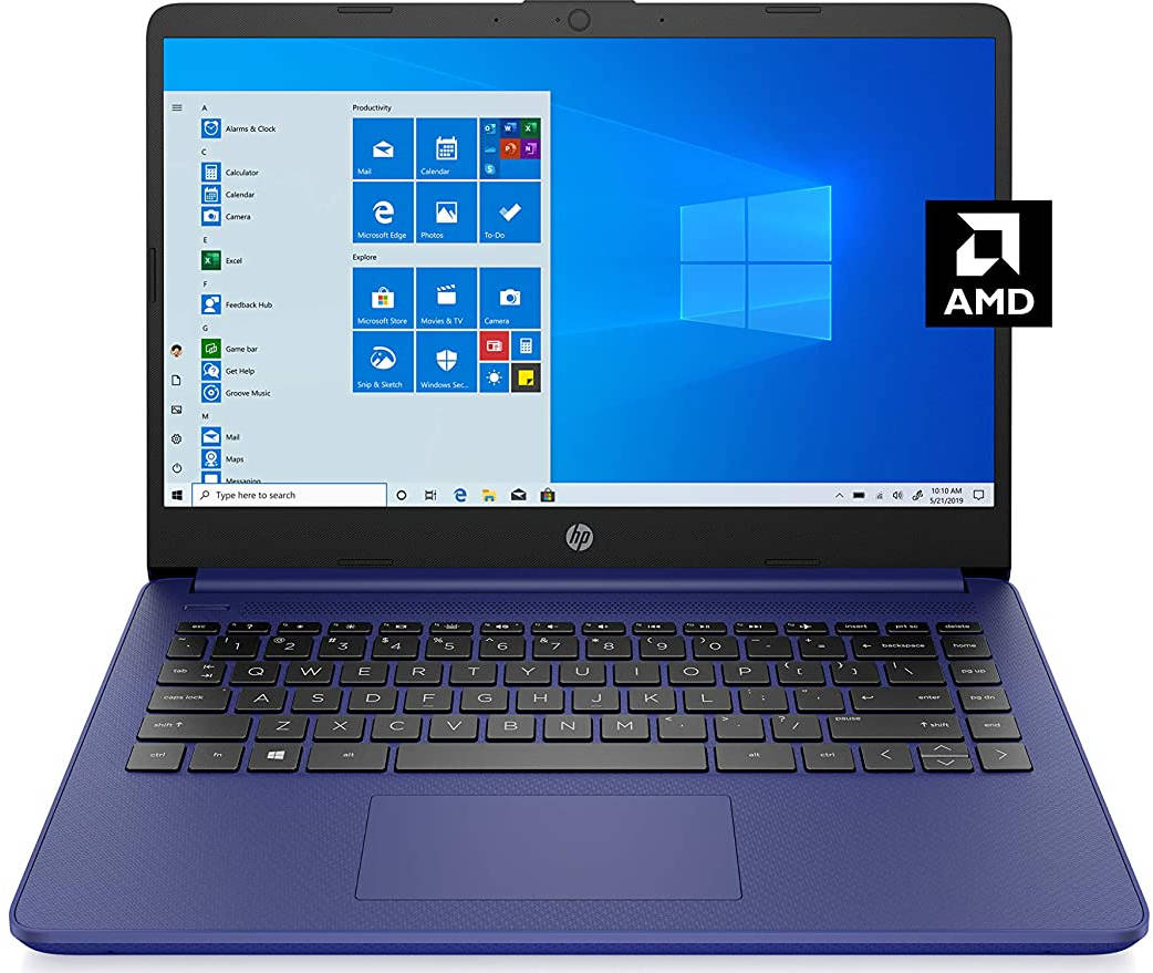 HP 14-fq0010nr (1F8K4UA) Laptop (AMD Dual Core APU/4 GB/64 GB eMMC/Windows 10)