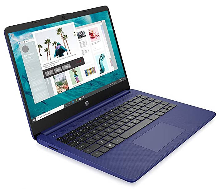 HP 14-fq0010nr (1F8K4UA) Laptop (AMD Dual Core APU/4 GB/64 GB eMMC/Windows 10)