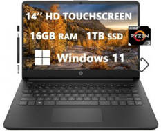 HP 14-fq1003cl (81K12UA) Laptop (AMD Quad Core Ryzen 3/8 GB/256 GB SSD/Windows 11)
