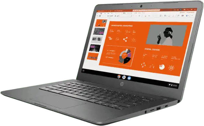 HP Chromebook 14A G5 (7QU82PA) Laptop (AMD Dual Core A4 APU/4 GB/32 GB eMMC/Google Chrome)
