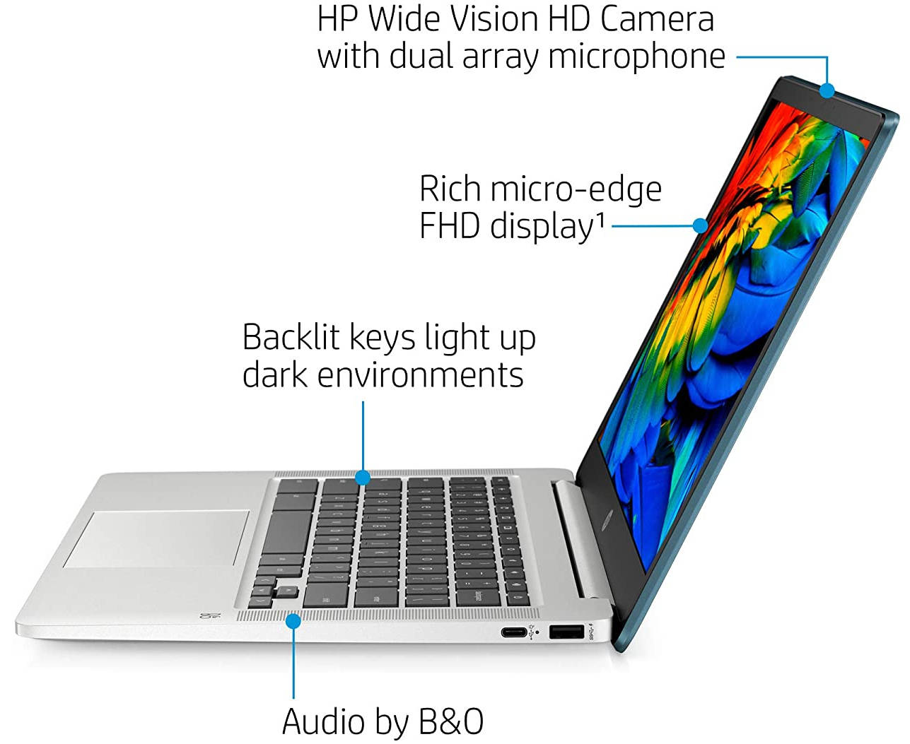 HP Chromebook 14a-na0090nr (3G378UA) Laptop (Intel Celeron Dual Core/4 GB/32 GB eMMC/Google Chrome)